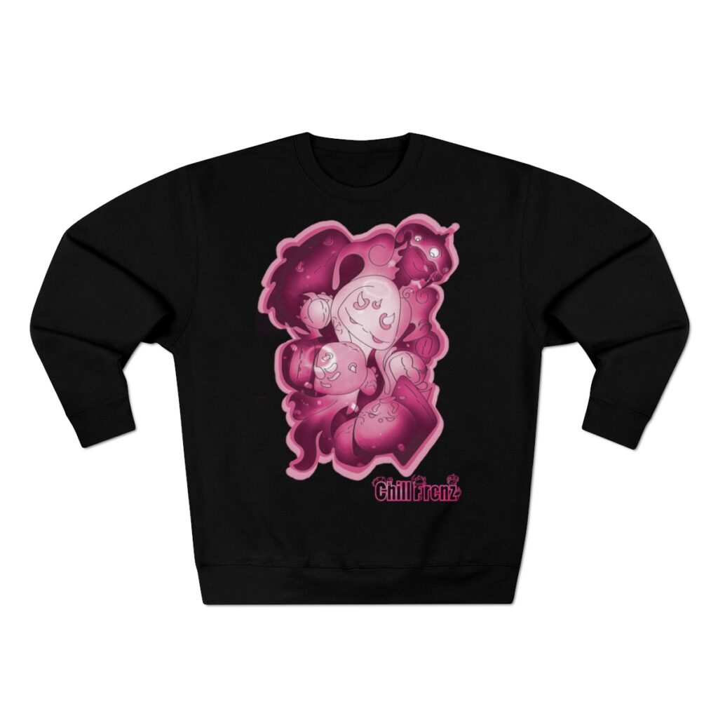 Chillfrenz Crewneck – Pink Haze