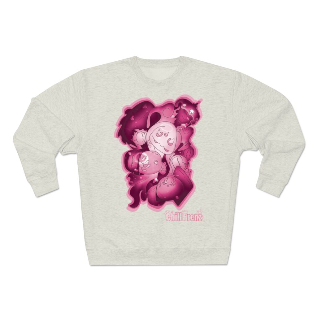 Chillfrenz Crewneck – Pink Haze